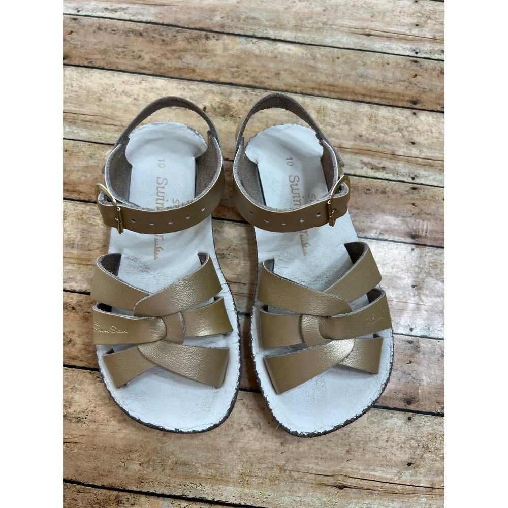 Salt-water Sun San Swimmer Gold Size 10